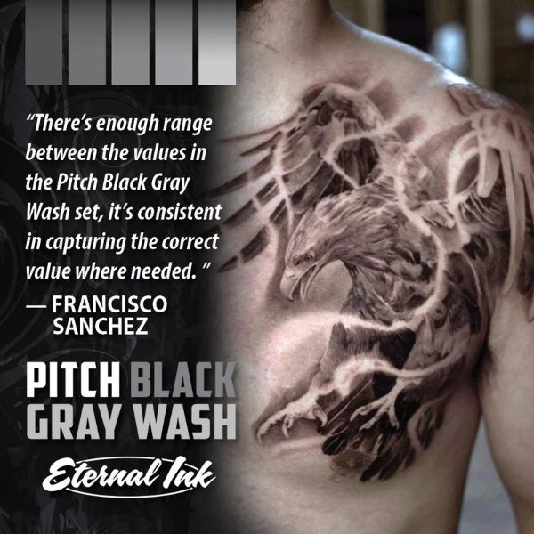 Eternal Pitch Black Gray Wash X-Light Ink