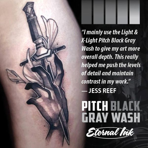 Eternal Pitch Black Gray Wash Light Ink