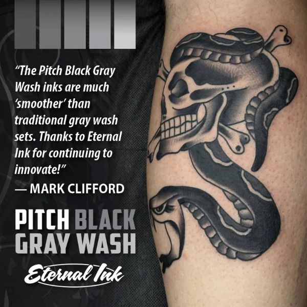 Eternal Pitch Black Gray Wash Medium Ink