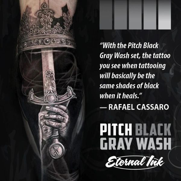 Eternal Pitch Black Gray Wash X-Light Ink