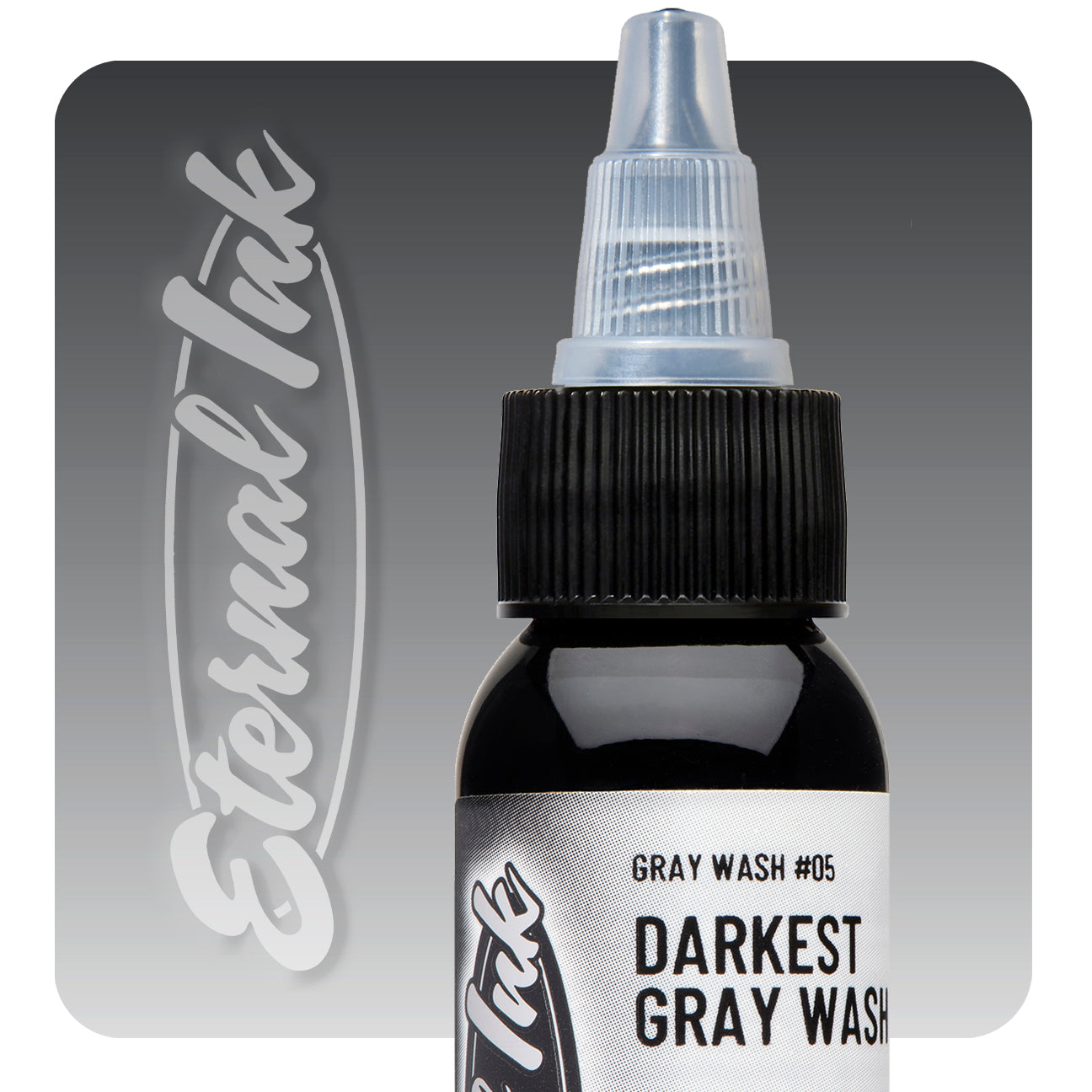 Eternal Darkest Gray Wash Ink