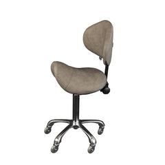 SFA Grey Cradle Mountain Saddle Stool With Back