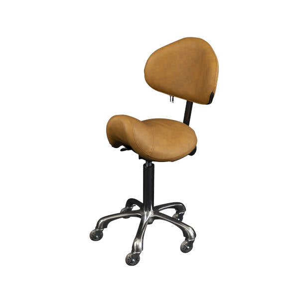 SFA Tan Cradle Mountain Saddle Stool With Back