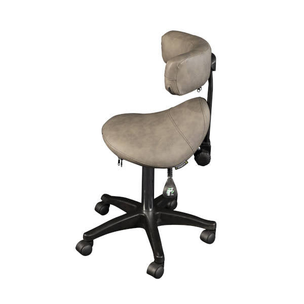 SFA Grey Davenport Saddle Stool With Front Rest