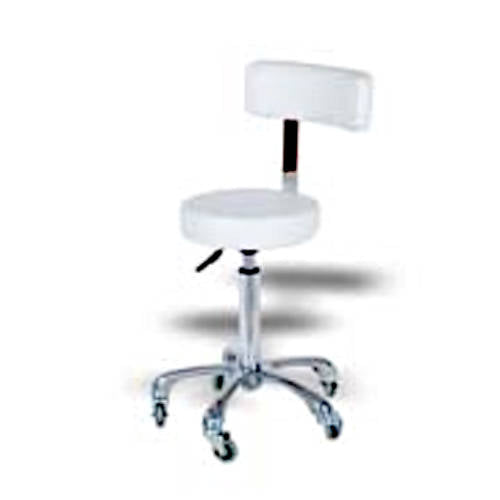 SFA White Hobart Stool With Back