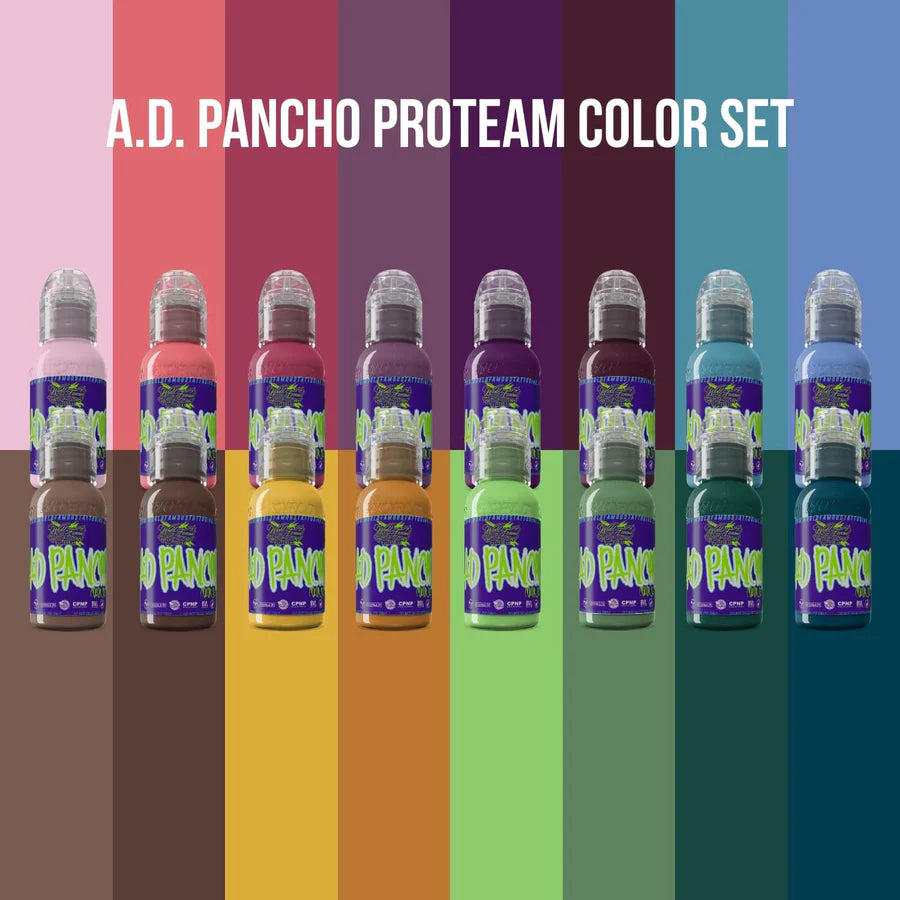 World Famous A.D. Pancho Proteam Colorset 1oz