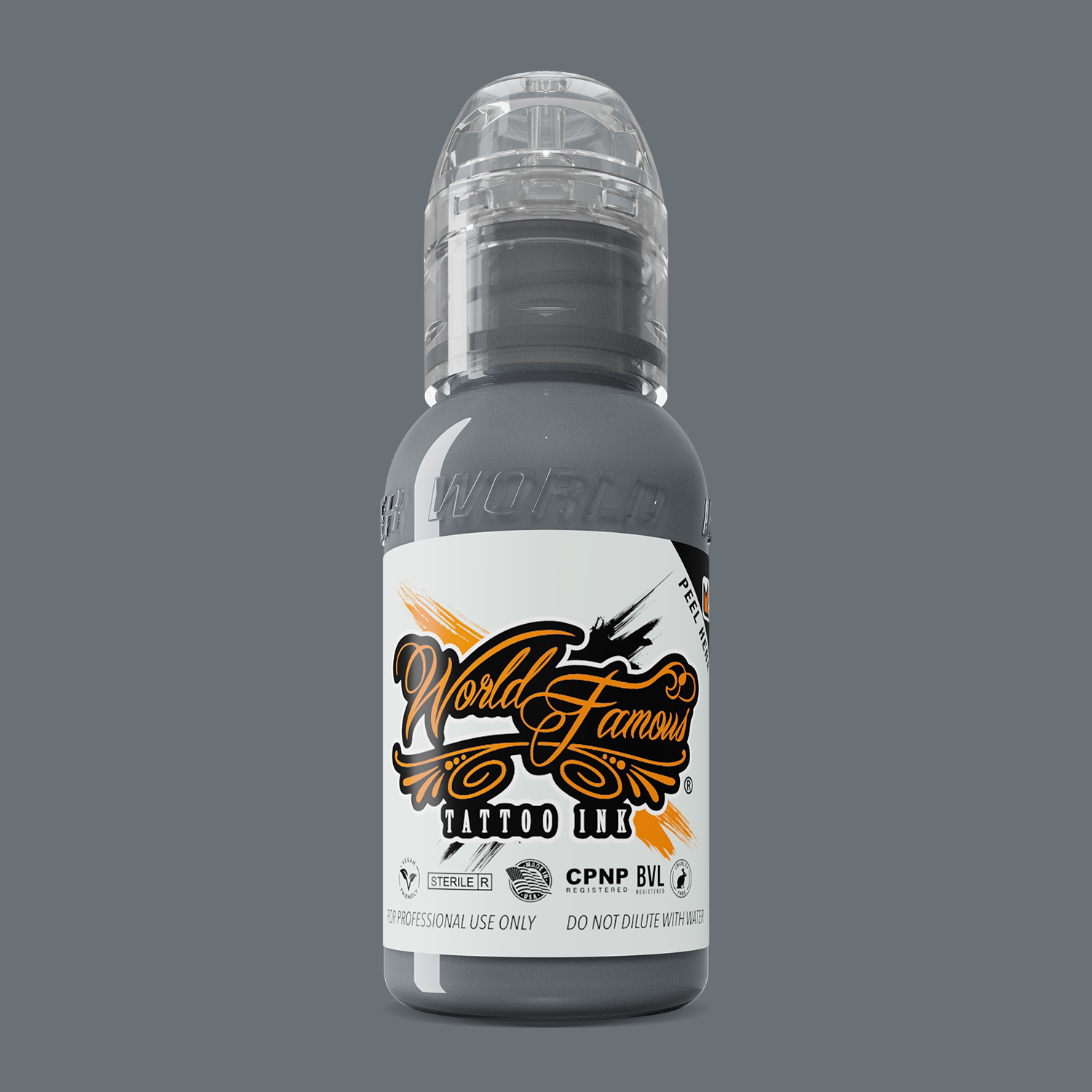 World Famous Earthtone Battleship Grey Ink 1oz