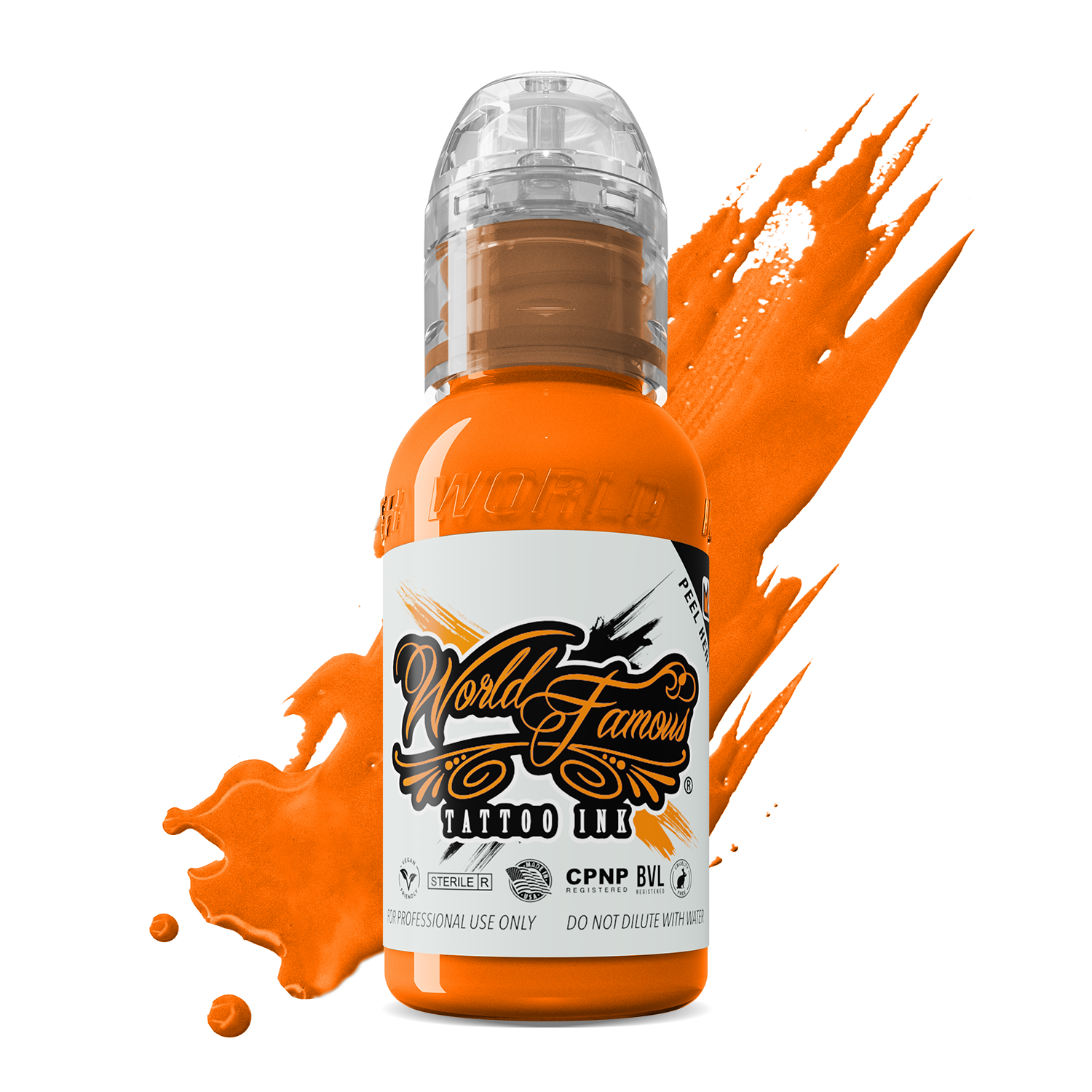 World Famous Pastel Acropolis Orange Ink 1oz