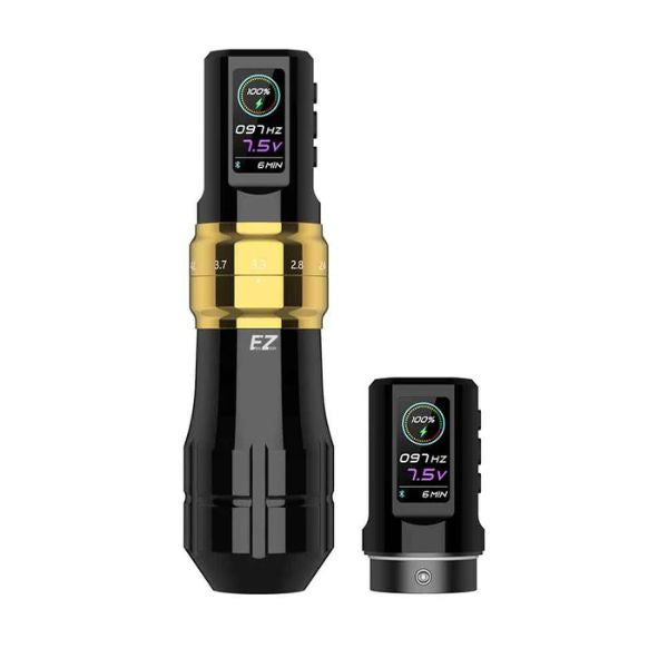 EZ P3 Pro Gloss Gold Wireless Battery Pen Machine