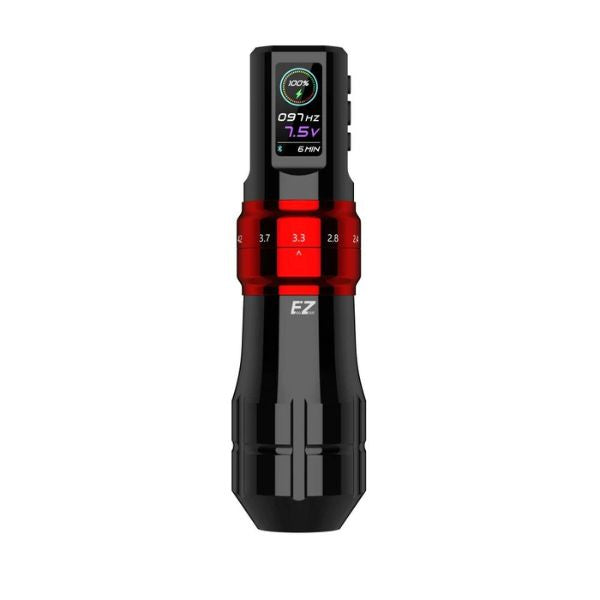 EZ P3 Pro Gloss Red Wireless Battery Pen Machine