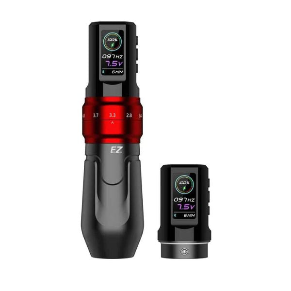 EZ P3 Pro Matte Red Wireless Battery Pen Machine