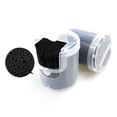 Black Cotton Applicator Tips